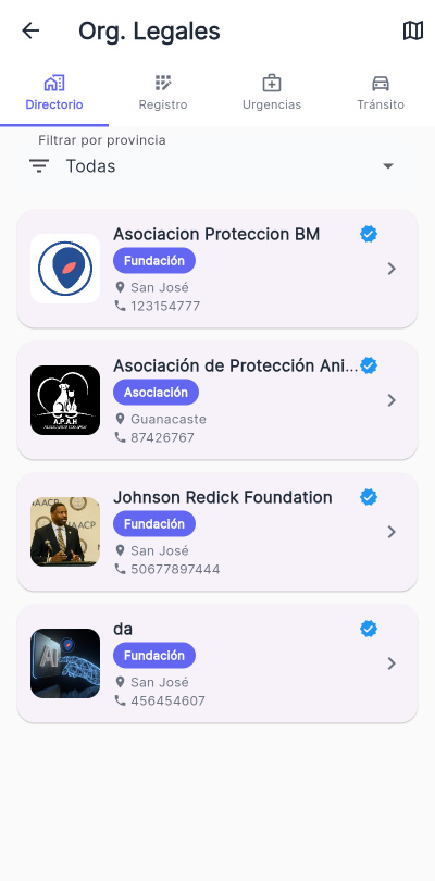 Organizaciones Legales